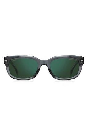 BOSS 53mm Rectangular Sunglasses in Grey at Nordstrom Rack