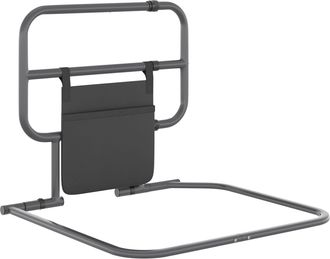 HOMCOM Folding Bed Rail for Elderly Safety Bed Assist Bar w/ Pocket for Adults | TJ Hughes