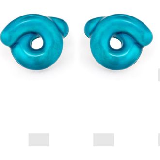 Bea Bongiasca Tarallo Enamel Earrings in Blue at Nordstrom