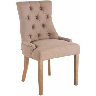 Clp Clp - Silla De Comedor Aberdeen En Tela Gris Topo Antiguo Claro
