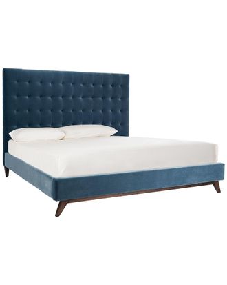 Safavieh Couture Tsarina Velvet Tufted Queen Bed