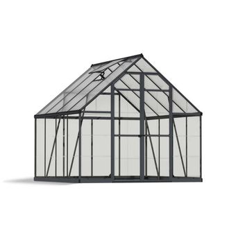Palram 8 x 8 Feet Balance Greenhouse - L247 x W244 x H229 cm - Grey