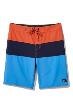 Quiksilver Surfsilk Panel Board Shorts in Azure at Nordstrom Rack, Size 38