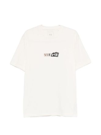 Yohji Yamamoto Off White Logo T-Shirt