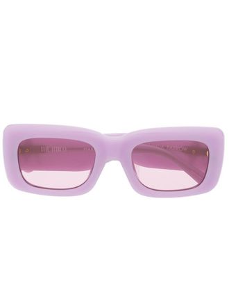 Linda Farrow x The Attico Mini Marfa sunglasses - women - Acetate - One Size - Purple
