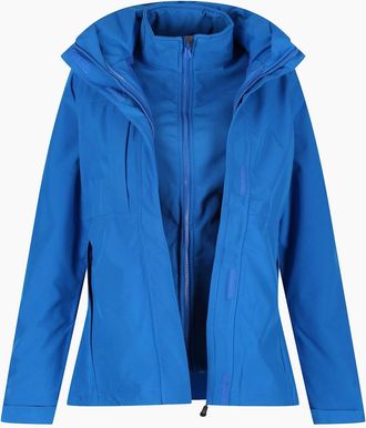 Regatta Womens Regatta Professional Womens/Ladies Kingsley 3-in-1 Waterproof Jacket - Blue - Size: 20