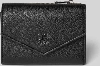 HUGO BOSS Portemonnaie mit Label-Applikation Modell Chris 2.0 in Black, Größe 1