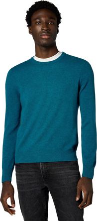 Naadam Mens The Original Cashmere Crewneck Sweater, Peacock Blue, Medium