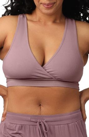 Kindred Bravely French Terry Racerback Nursing & Sleep Bra - Fits Sizes 30B-46D in Twilight at Nordstrom, Size X-Large C