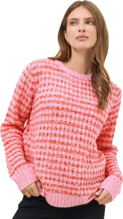 M&Co Womens Cable Knitted Jumper - Womens Pink
