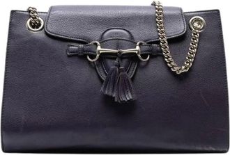 Gucci Pre-owned Shoulder Bags, female, Purple, Size: ONE SIZE Pre-owned Shoulder Bag