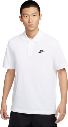 Nike Sportswear lapel Short Sleeve Polo Shirt White CJ4457-100