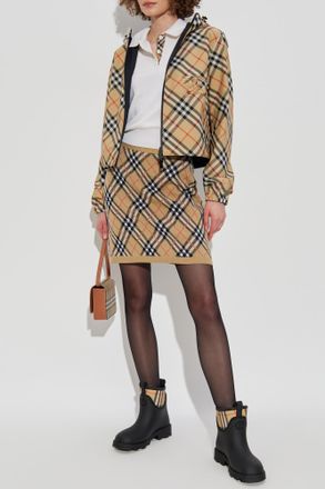 Burberry Wool Polo, Womens, Cream