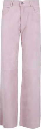 Haikure Korea Suede Bootcut Leg Trousers