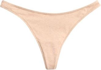 SKIMS Everyday Cotton Thong in Clay Heather at Nordstrom, Size X-Small