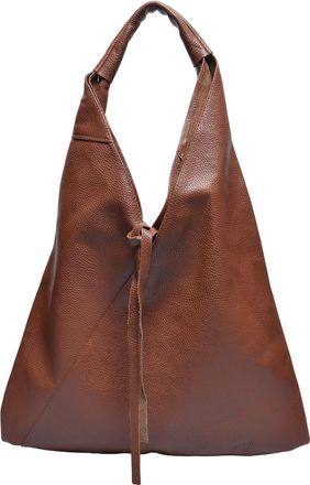 Anna Luchini Bordeauxrood Rundleer Tas