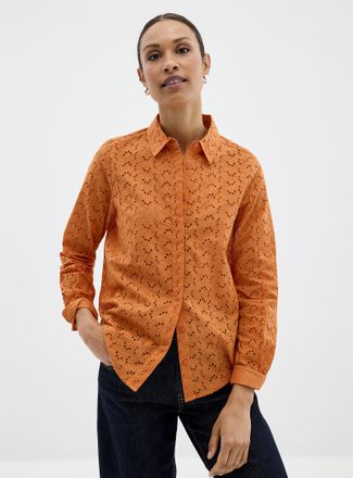 Contemporaine Womens Broderie anglaise shirt