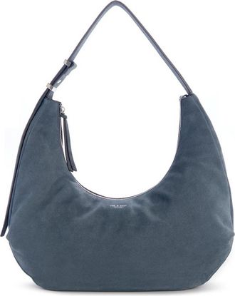Rag & Bone Large Hudson Suede Hobo Bag in Blue at Nordstrom