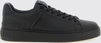 Balmain Sneakers B-Court bicolore in pelle di vitello liscia
