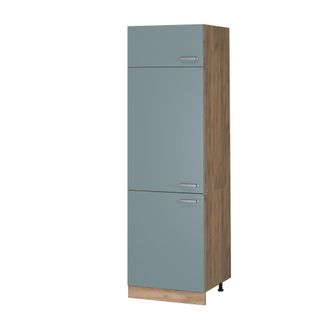 Vicco Armario Para Frigor&iacute;fico Empotrado R-line, Gris Azulado, 60 Cm