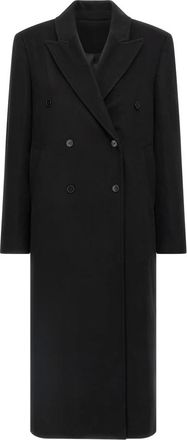 Loulou Studio Dames, Mantels, Zwart, Maat: M Wol