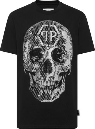Philipp Plein T-Shirt Ronde Hals Ss Skull
