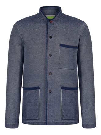 Shanghai Tang jersey jacket - Blue