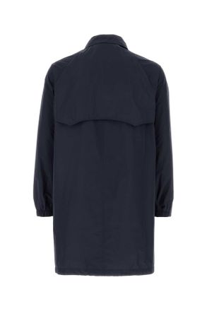 Palt&ograve; Mens Blue Polyester Pierangelo Overcoat Blu Giubbini