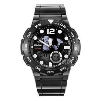 Casio Outdoor Sports Multi-function Waterproof Mens Black Analog AEQ-100W-1AVDF