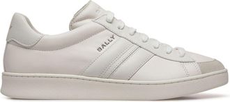 Bally Mylton leather sneakers - men - Rubber/Calf Leather/Calf Leather - 44.5 - White