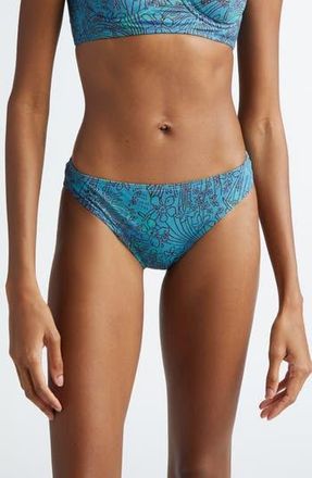 Ulla Johnson Dani Bikini Bottoms in Lagoon at Nordstrom Rack, Size Large