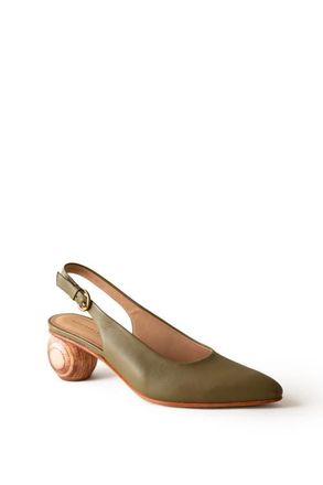 Huma Blanco Canela Slingback Pump in Olive at Nordstrom, Size 37