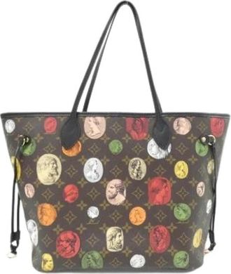 Louis Vuitton Pre-owned Canvas Tote Bag - Dames - Vintage Shopper - Veelkleurig - ONE Size - Vintage