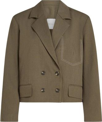 Circle Of Trust Jozie Blazer - Dames - Jassen - Bruin - Maat: M Viscose