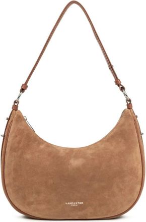 Lancaster Grote Schoudertas - Dames - Schoudertassen - Bruin - ONE Size - Leer - Tassen