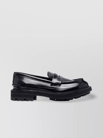 Alexander McQueen leather loafers