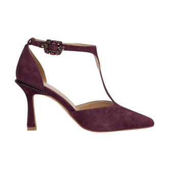 Alma En Pena Scherpe schoen met juwelen gesp - Dames - Pumps - Rood - 36 EU - Schoenen
