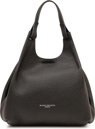 Gianni Chiarini Dua Handtas - Dames - Schoudertassen - Zwart - ONE Size - Leer - Tassen