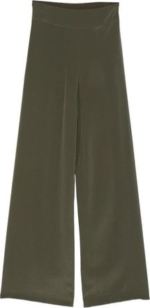 Joseph Rihani Slit Palazzo Pants - Dames - Wijde Broeken - Groen - XL - Broeken