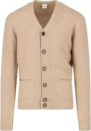 Aspesi Wol V-hals Vest - Heren - Vesten - Beige - XL - Wol - Truien & Vesten