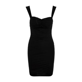 Mar De Margaritas Diana Dress - Dames - Korte kleedjes - Zwart - L - Leer - Kleedjes