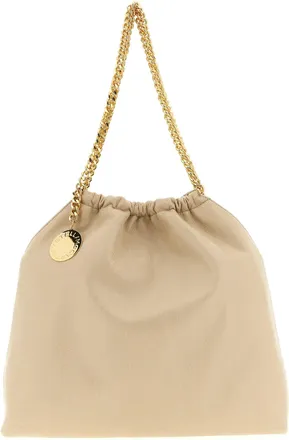 Stella McCartney Falabella Drawstring Borse A Spalla E Tracolla Beige-Donna