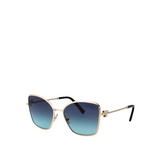 Tiffany & Co. Sunglasses, female, Blue, Size: ONE SIZE Crystal Accent Sunglasses
