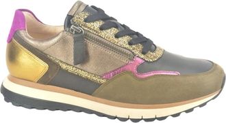 Gabor Multicolor Runner Tiret Sneakers - Dames - Sneakers - Veelkleurig - 37 EU - Schoenen