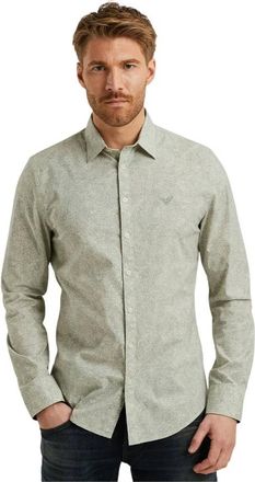 PME Legend Heren, Overhemden, Beige, Maat: 2XL Katoen