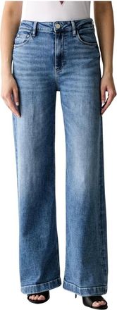 Guess Jeans, Dames, Blauw, W27 L32, Denim, Bellagio Pant