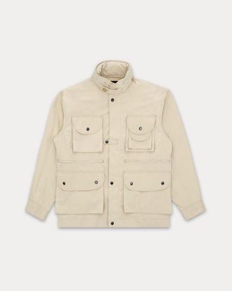 Fortela Tpage Nylon and Cotton Jacket in White at Nordstrom, Size X-Large