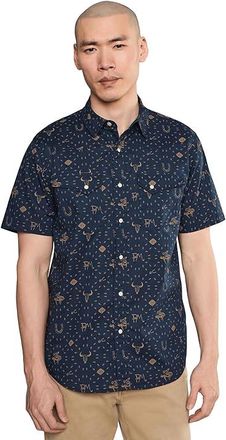 Pendleton Laramie Shirt Short Sleeve Mens Clothing Western Navy : 2XL, Cotton