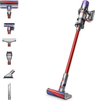 Dyson V11 Fluffy Aspiradora Sin Cable - 185 Aw, 60 Min De Autonom&iacute;a, Cepillo Con Suave Cabezal Giratorio, Minicepillo Motorizado, 3 Modos De Potencia, Panta