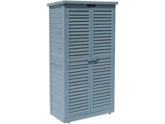 Habitat et Jardin Habitat Et Jardin - Armario Para Jard&iacute;n space - 87 X 46.5 X 160 Cm - Azul Cielo